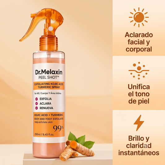 Spray Coreano Aclarante — Axilas, Codos y Rodillas Uniformes