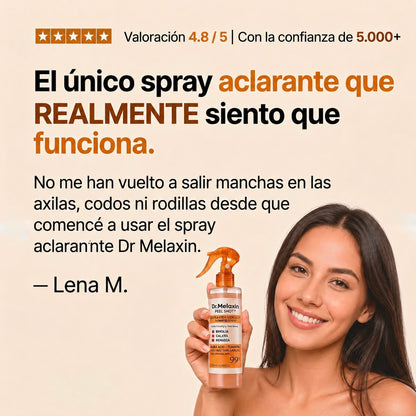 Spray Coreano Aclarante — Axilas, Codos y Rodillas Uniformes